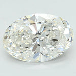 3.04ct Oval Lab Grown Diamond (Colour G, Clarity VVS2, Cut EX, IGI Certified)