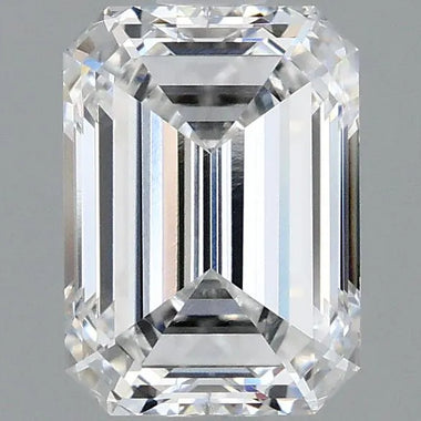2.12ct Emerald Lab Grown Diamond (Colour E, Clarity VVS2, IGI Certified)