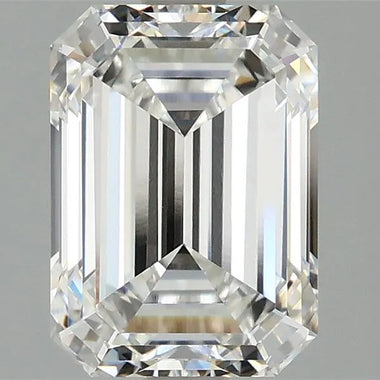 2.82ct Emerald Lab Grown Diamond (Colour F, Clarity VVS2, IGI Certified)