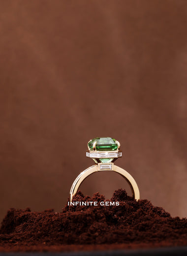 Mint Green Tourmaline Ring - Infinite Gems Limited