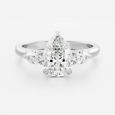 Pear Lab Diamond Trilogy Ring - Pear Diamond - Infinite Gems Limited