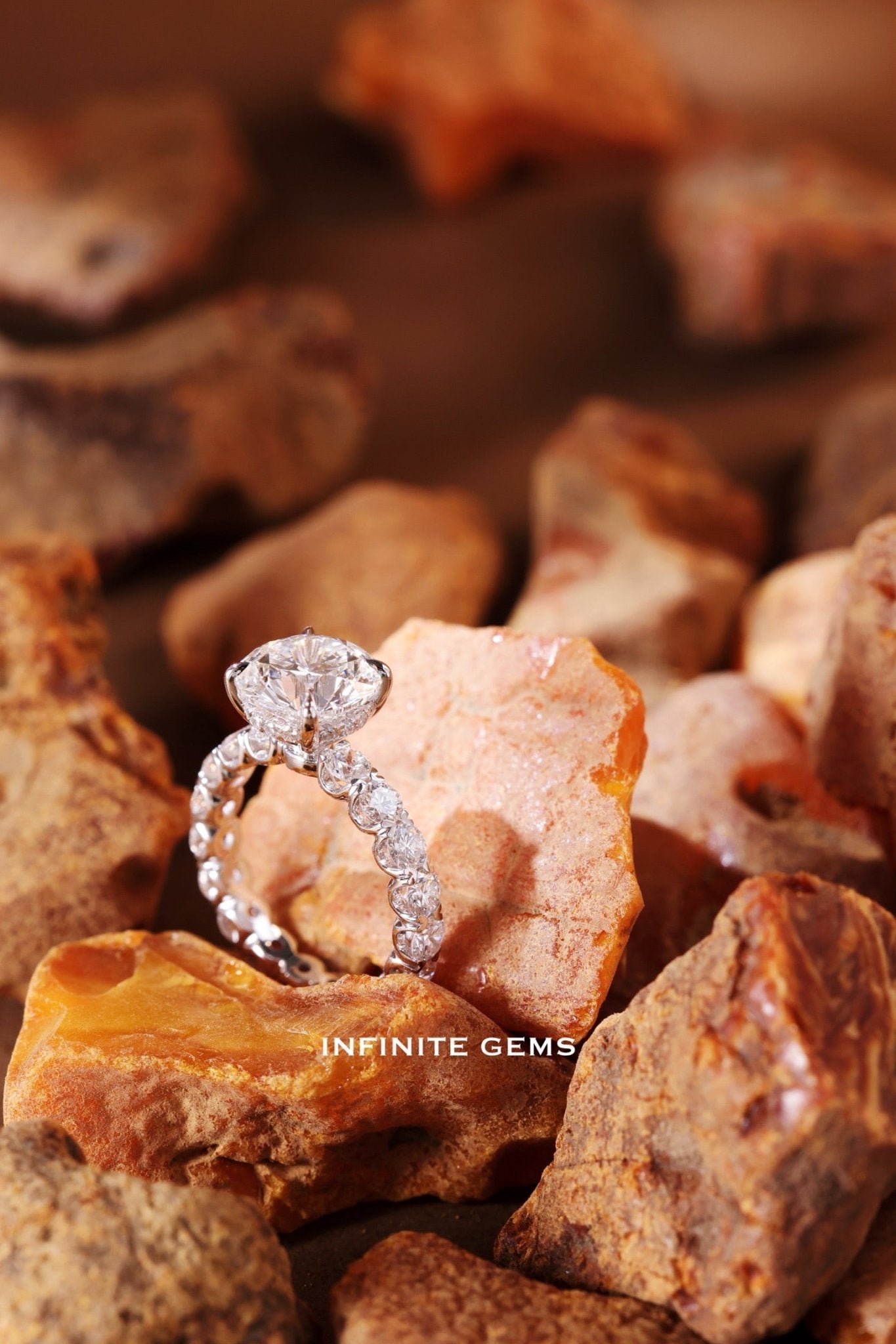 Round lab-grown diamond solitaire engagement ring — Singapore buying guide — Infinite Gems