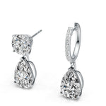 3 Way Detachable Drop Earrings - Infinite Gems Limited