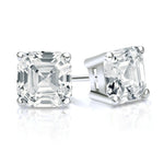 Asscher Lab Diamond Stud Earrings - Infinite Gems Limited