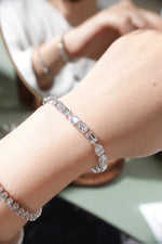 Multi-Shape Lab Diamond Tennis Bracelet