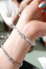 Multi-Shape Lab Diamond Tennis Bracelet