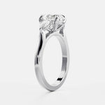 Oval Lab Diamond Trilogy Ring - Pear Diamond - Infinite Gems Limited