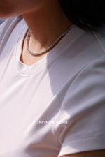 Round Lab Diamond Tennis Necklace - Buttercup Setting - Infinite Gems Limited
