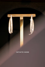 Inside-Out Lab Diamond Pavé Hoop Earrings