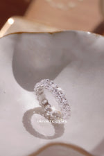 Oval Cut Lab Grown Diamond Eternity Band - Full Eternity Basket Setting