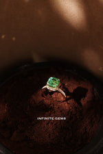 Mint Green Tourmaline Ring