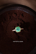 Mint Green Tourmaline Ring