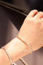 Fancy Shape Lab Diamond Tennis Bracelet