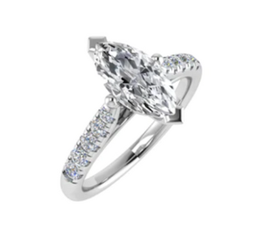 Majestic Marquise - test ring builder - Infinite Gems Limited