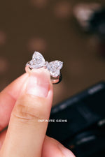 Ladies Bowtie Heart Shape Ring - Infinite Gems Limited