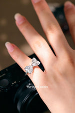 Ladies Bowtie Heart Shape Ring - Infinite Gems Limited