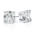 Asscher Lab Diamond Stud Earrings - Infinite Gems Limited