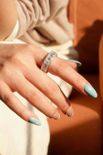Emerald Shape Eternity Ring - Full Eternity Basket Setting - Infinite Gems Limited