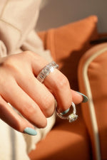 Emerald Shape Eternity Ring - Full Eternity Basket Setting - Infinite Gems Limited