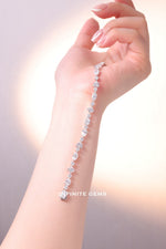 Fancy Shape Lab Grown Diamond Tennis Bracelet - Infinite Gems Limited
