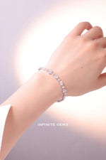 Fancy Shape Lab Grown Diamond Tennis Bracelet - Infinite Gems Limited
