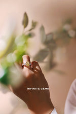 Fancy Yellow Pear Shape Ring - Three Stone Classic Setting - Infinite Gems Limited
