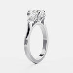 Oval Lab Diamond Trilogy Ring - Pear Diamond - Infinite Gems Limited