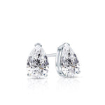 Pear Lab Diamond Stud Earrings - Infinite Gems Limited