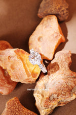 Round Shape Solitaire Ring - Full Round Eternity Setting - Infinite Gems Limited
